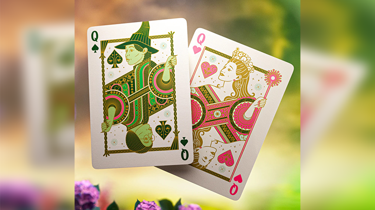 ウィキッド トランプ 緑 Wicked Playing Cards by theory11