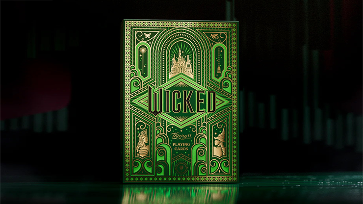 ウィキッド トランプ 緑 Wicked Playing Cards by theory11