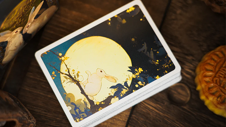 Round Moon Playing Cards by TCC Fashion