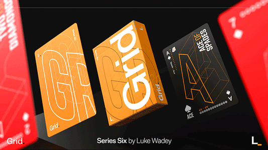 Grid Series Six- Typographic Playing Cards