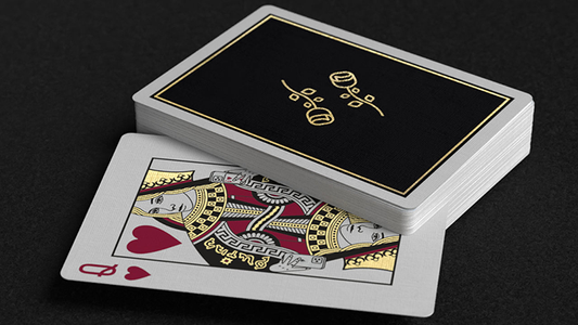 ゴールド フォイル ブラックローズ カジノ / Gold Foil Black Roses Casino Playing Cards