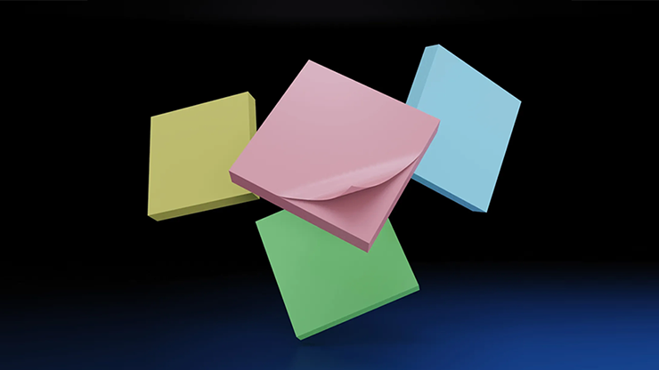 The Iarvel Magic Post-It Pad (Red) by Iarvel Magic