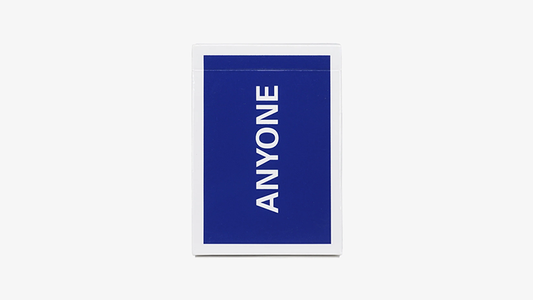 Cap Logo (Navy) ANYONE Playing Cards