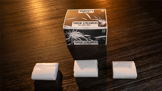 Throw Streamers 12 pk. (White / 30 Head) by Murphy's Magic