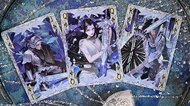 King Arthur V2 (Silver Fairyland) Playing Cards by KING STAR – kdmagic