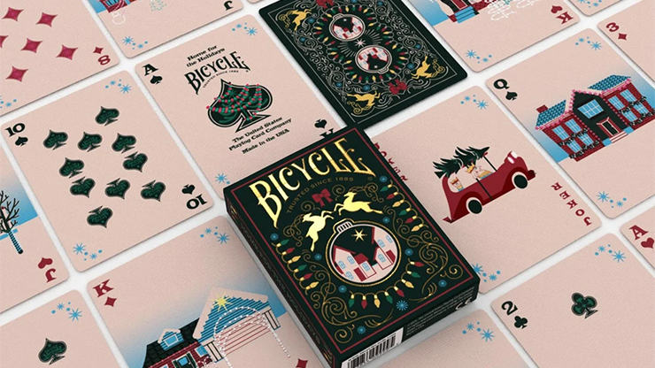 バイスクル ホーム フォー ザ ホリデイズ トランプ Bicycle Home for the Holidays Playing Cards by US Playing Cards