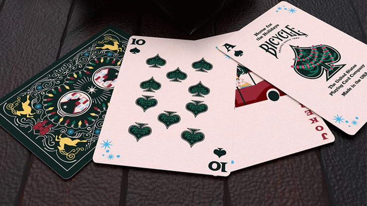 バイスクル ホーム フォー ザ ホリデイズ トランプ Bicycle Home for the Holidays Playing Cards by US Playing Cards