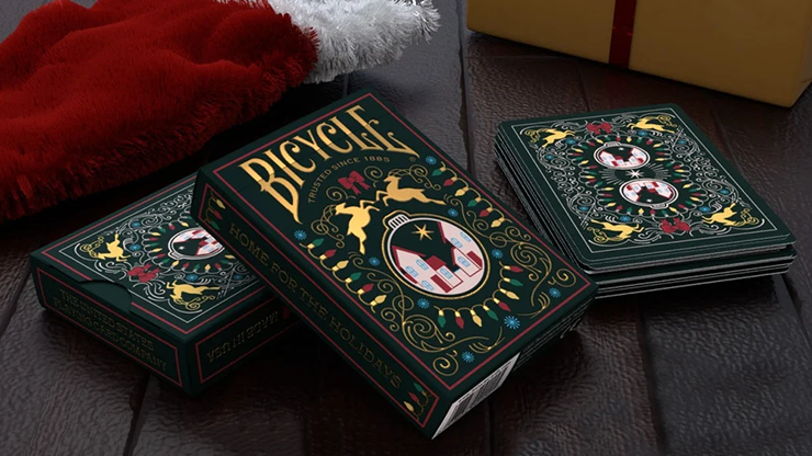 バイスクル ホーム フォー ザ ホリデイズ トランプ Bicycle Home for the Holidays Playing Cards by US Playing Cards