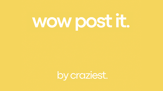 WOW Post-it by Craziest