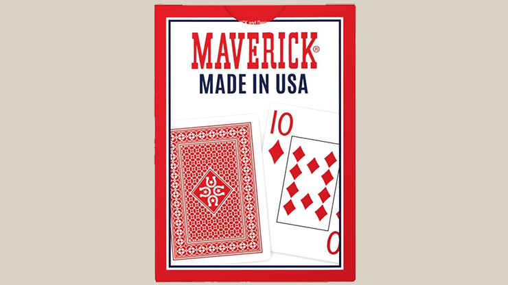 Maverick Made in the USA (Red) Playing Cards