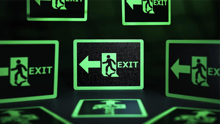Exit Playing Cards by TCC Fashion