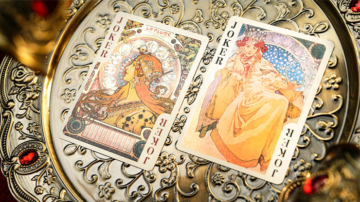 Mucha Standard Playing Cards by 52 MUSﾃ右