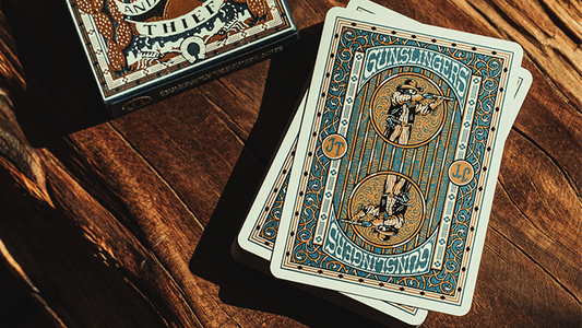 Gunslingers Poker (Blue) Playing Cards