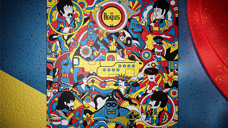 イエローサブマリン ジグソーパズル 1000ピース Yellow Submarine Jigsaw Puzzle by theory11