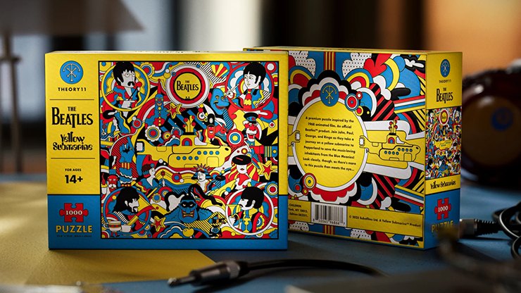 イエローサブマリン ジグソーパズル 1000ピース Yellow Submarine Jigsaw Puzzle by theory11