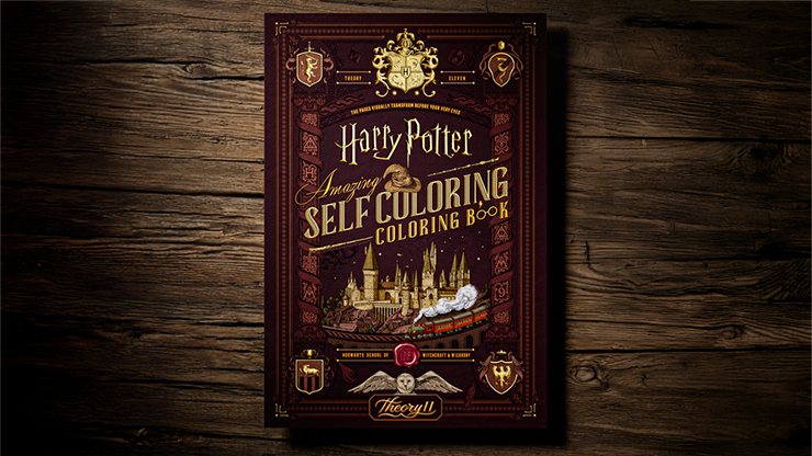 ハリーポッター セルフカラーリングブック 魔法の絵本 Harry Potter Self-Coloring Book by theory11