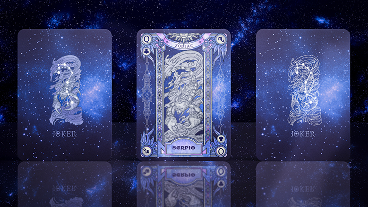 Zodiac (Scorpio) Luminous Edition Playing Cards by TCC