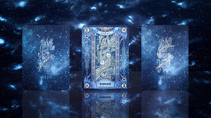 Zodiac (Pisces) Luminous Edition Playing Cards by TCC