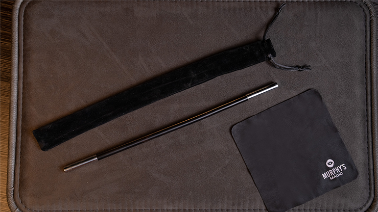 プロフェッショナル マジックウォンド （黒檀/シルバーチップ）Professional's Magic Wand (Ebony/Silver Tip) by Murphy's Magic