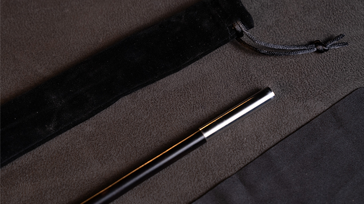 プロフェッショナル マジックウォンド （黒檀/シルバーチップ）Professional's Magic Wand (Ebony/Silver Tip) by Murphy's Magic