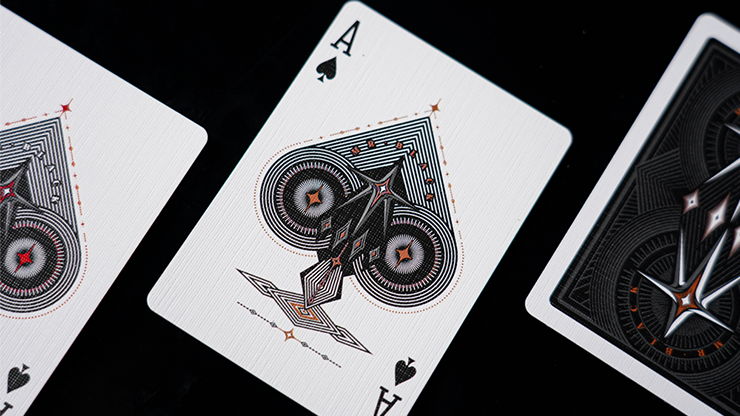 Mr. Black V1 (Black) Playing Cards