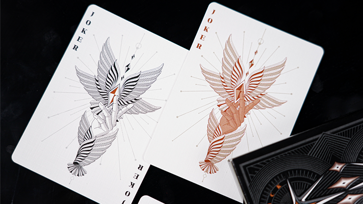 Mr. Black V1 (Black) Playing Cards