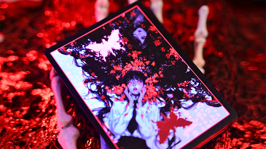Crimson Maple Playing Cards by Evokad