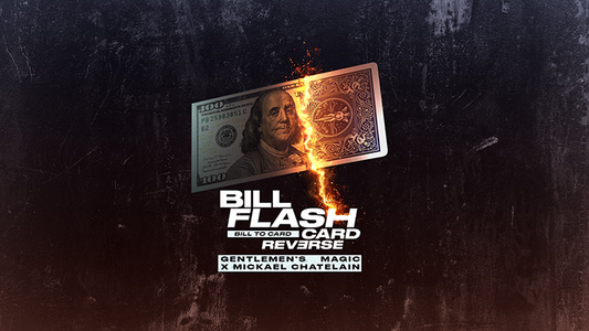 Bill Flash Card (Red) by Gentlemen's Magic X Michael Chatelain