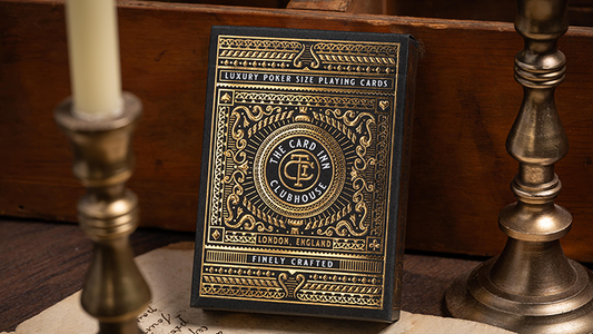 TCI Clubhouse (Black) Playing Cards