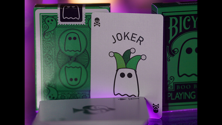 ブーバックス トランプ 緑 Bicycle Boo Back Playing Cards (Green)