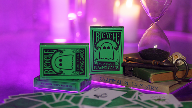 ブーバックス トランプ 緑 Bicycle Boo Back Playing Cards (Green)