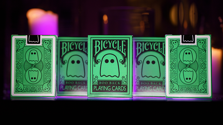 ブーバックス トランプ 緑 Bicycle Boo Back Playing Cards (Green)