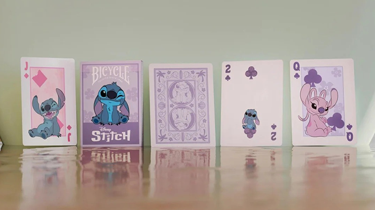 バイスクル ディズニー スティッチ 紫 Bicycle Disney Stitch (Purple) Playing Cards by US Playing Card Co