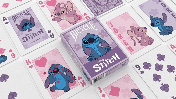 バイスクル ディズニー スティッチ 紫 Bicycle Disney Stitch (Purple) Playing Cards by US Playing Card Co