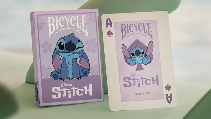 バイスクル ディズニー スティッチ 紫 Bicycle Disney Stitch (Purple) Playing Cards by US Playing Card Co