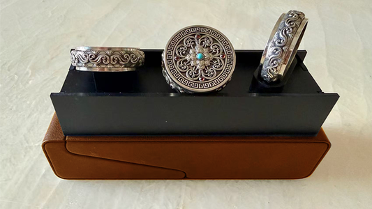 Coin Vault Case and Display Set (Brown)
