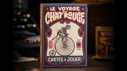 Le Voyage Du Chat Rouge Playing Cards by Stockholm17