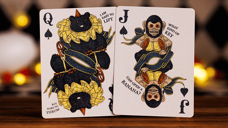 ナイトアットサーカス 🎪（アニマルショー）Standard Edition Night at the Circus (Animal Show) Playing Cards by Anti-Faro