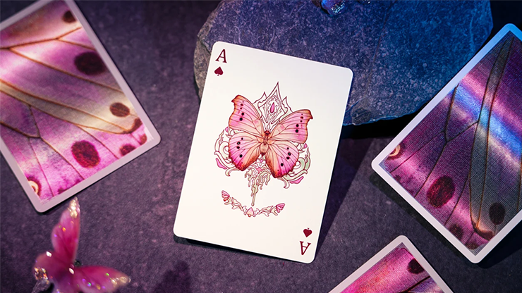 Morpho V2 (Pearl) Playing Cards by TCC Fashion