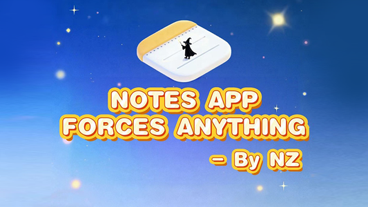 ノートアプリ フォース エニシング (iPhoneのメモアプリでフォース) Notes App Forces Anything by Richard Zeng & Bacon Magic