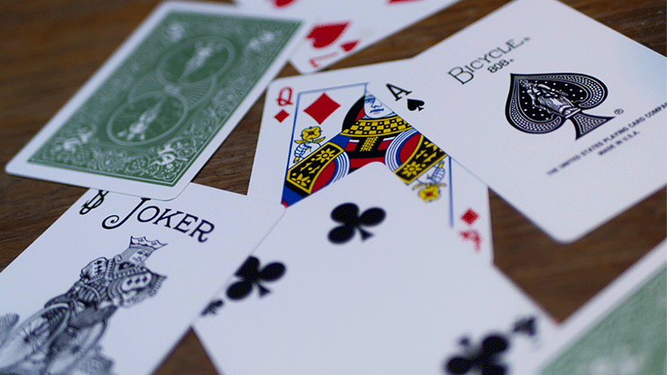 バイシクル メタリック エメラルド トランプ Bicycle Metallic Emerald Playing Cards