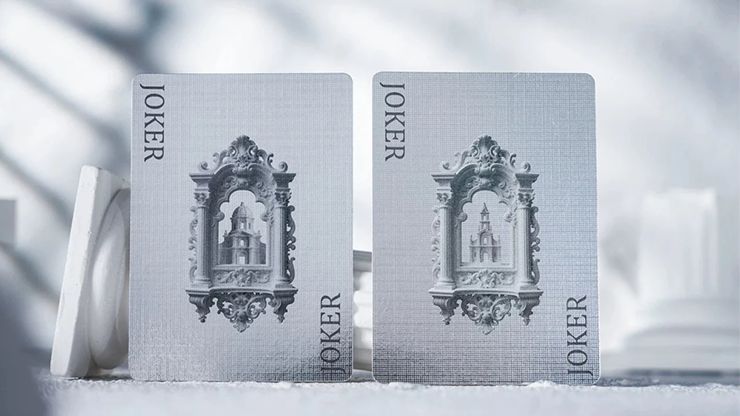 Alabaster Athena Luxury Playing Cards by TCC Fashion