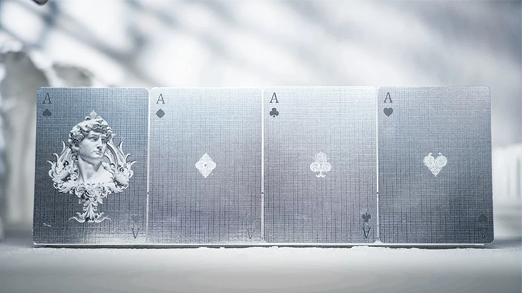 Alabaster Athena Luxury Playing Cards by TCC Fashion