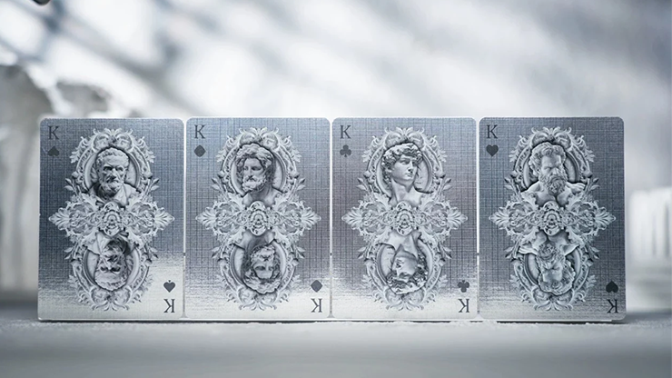 Alabaster Michelangelo Luxury Playing Cards by TCC Fashion