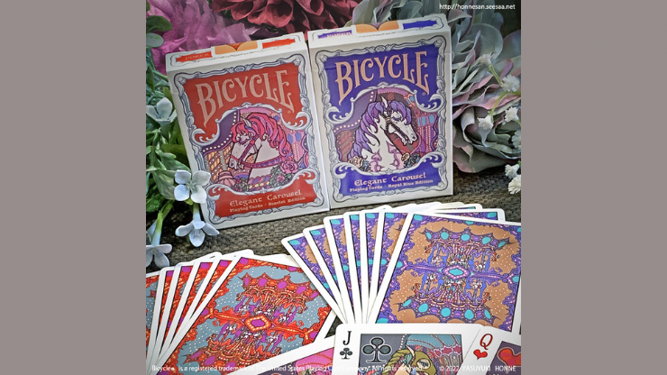 Bicycle Elegant Carousel Playing Cards  by HONNE Yasuyuki