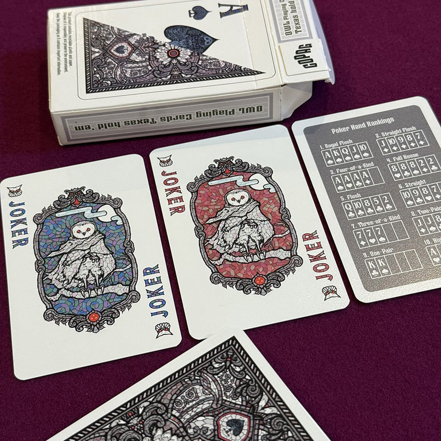 Owl Playing Cards (Ver.3.0)Texas hold 'em by HONNE Yasuyuki