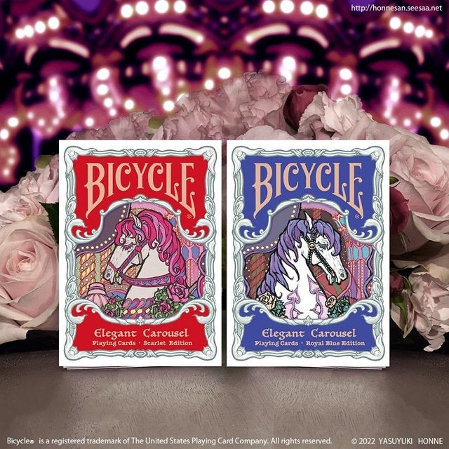 Bicycle Elegant Carousel Playing Cards  by HONNE Yasuyuki