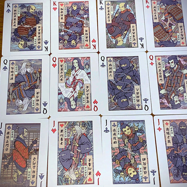 Bicycle Legendary Ninja Playing Cards by HONNE yasuyuki