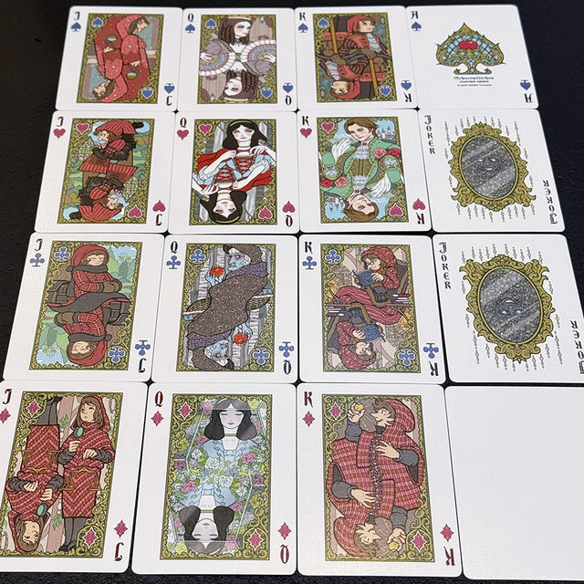 白雪姫デック Schneewittchen Playing Cards by Honne Yasuyuki
