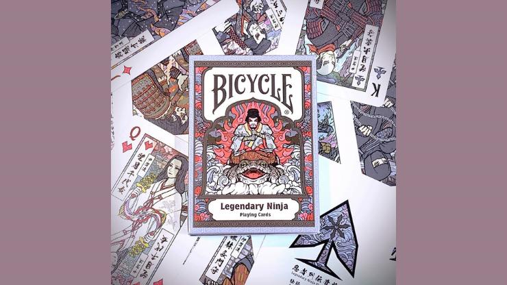 Bicycle Legendary Ninja Playing Cards by HONNE yasuyuki